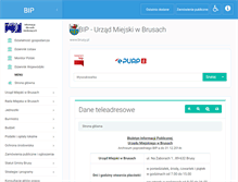 Tablet Screenshot of bip.brusy.pl